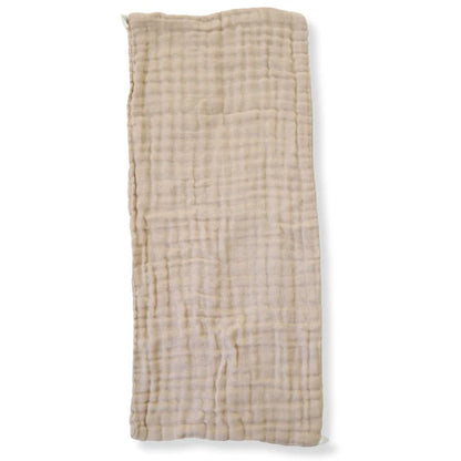 Organic Undyed Cotton Muslin Burp Cloth