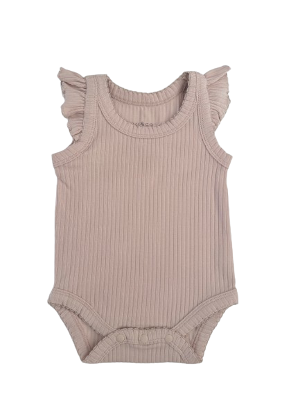 Frill Basic Singlet Bodysuit