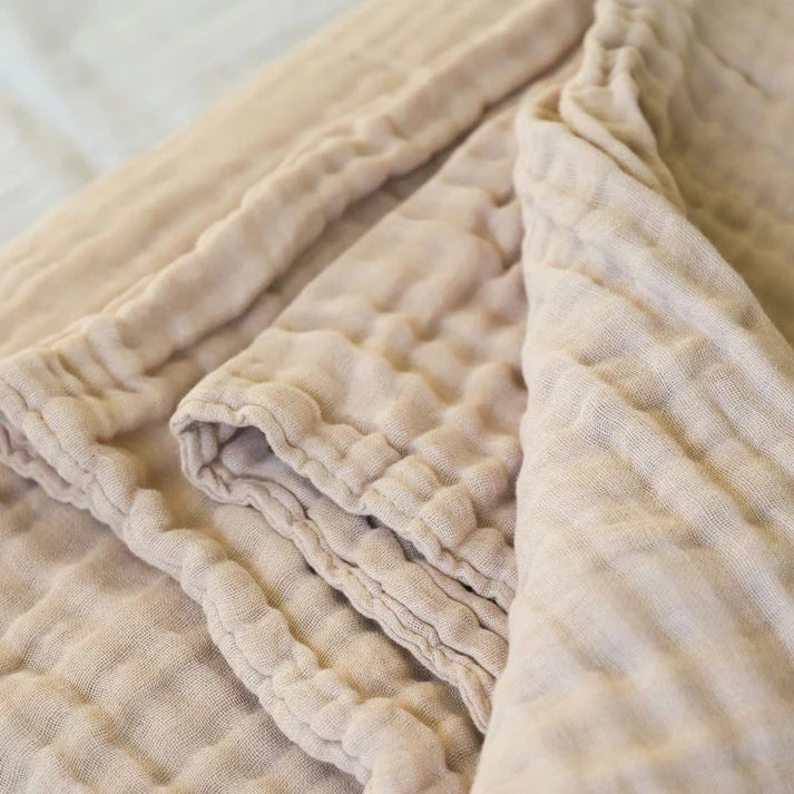 Organic Undyed Cotton Muslin Wrap