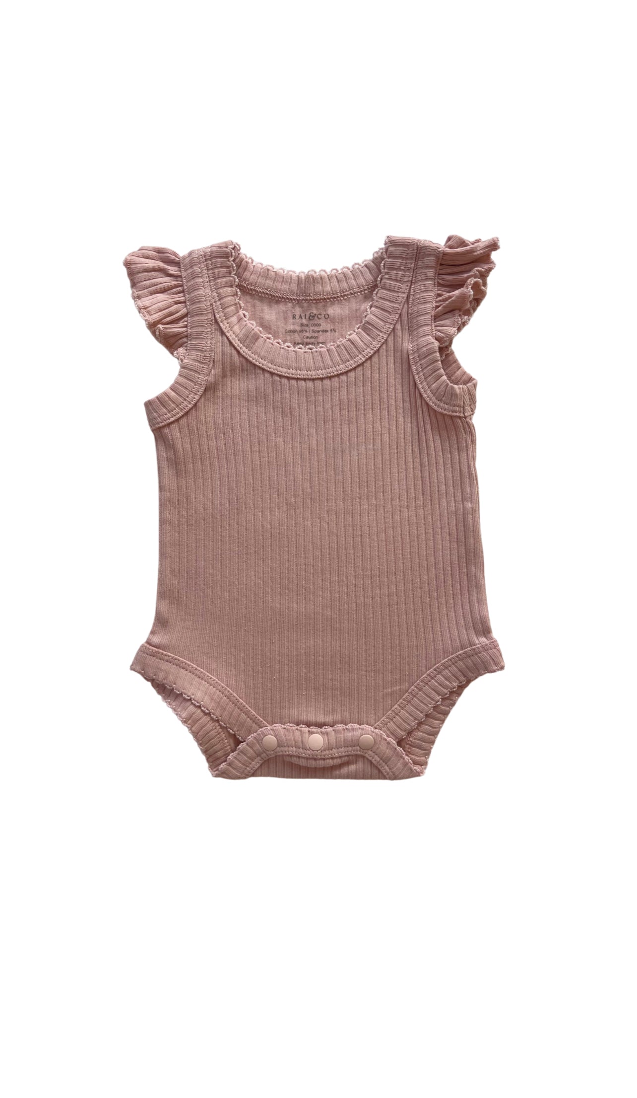 Frill Basic Singlet Bodysuit