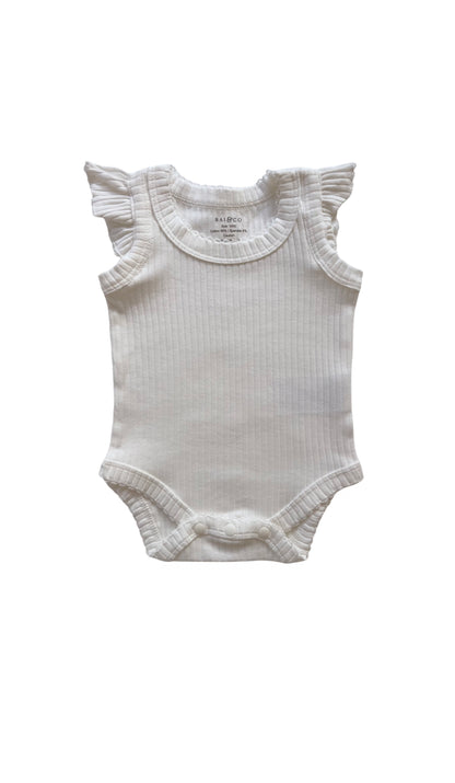 Frill Basic Singlet Bodysuit