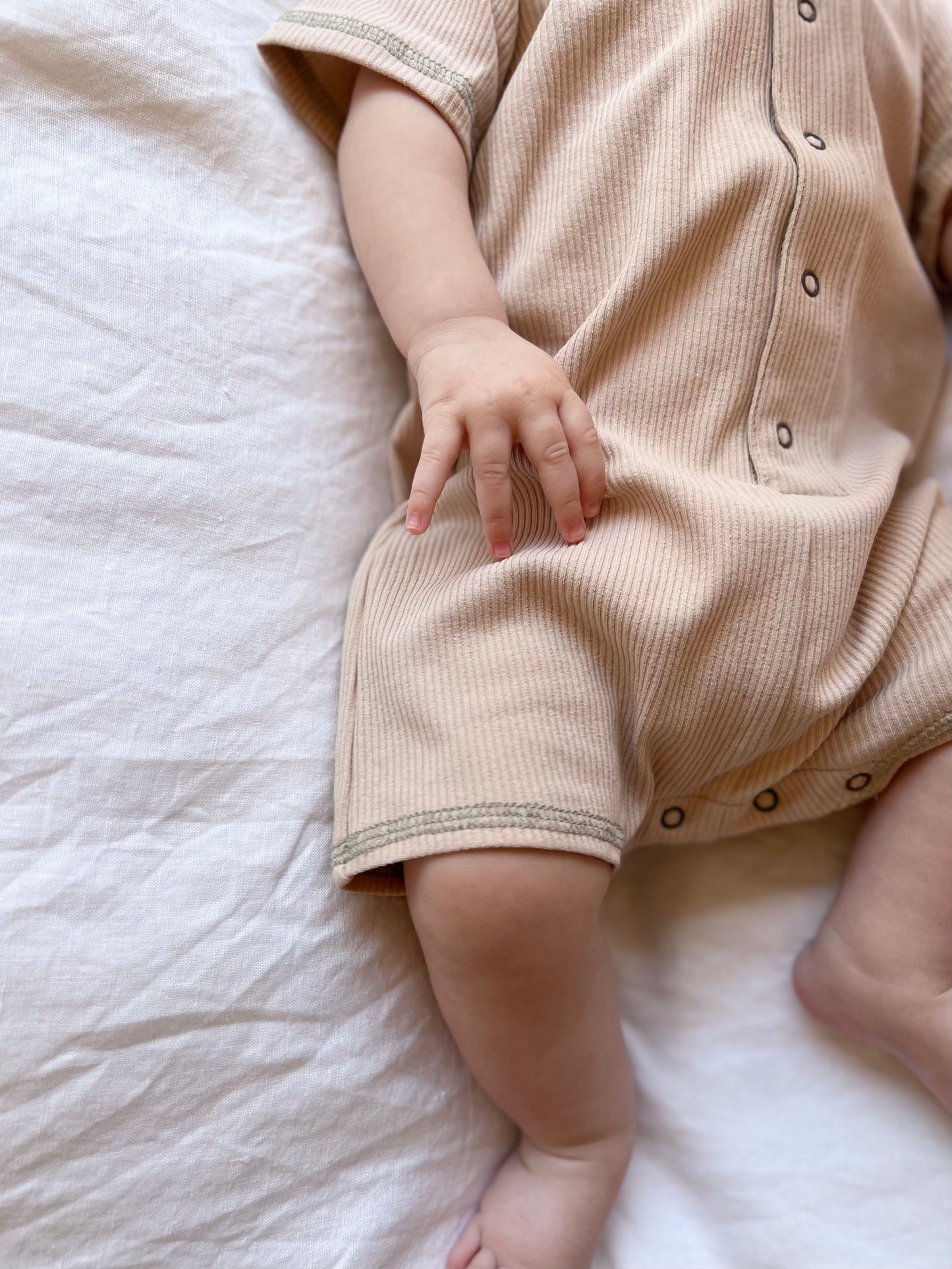 Mini Ribbed Romper