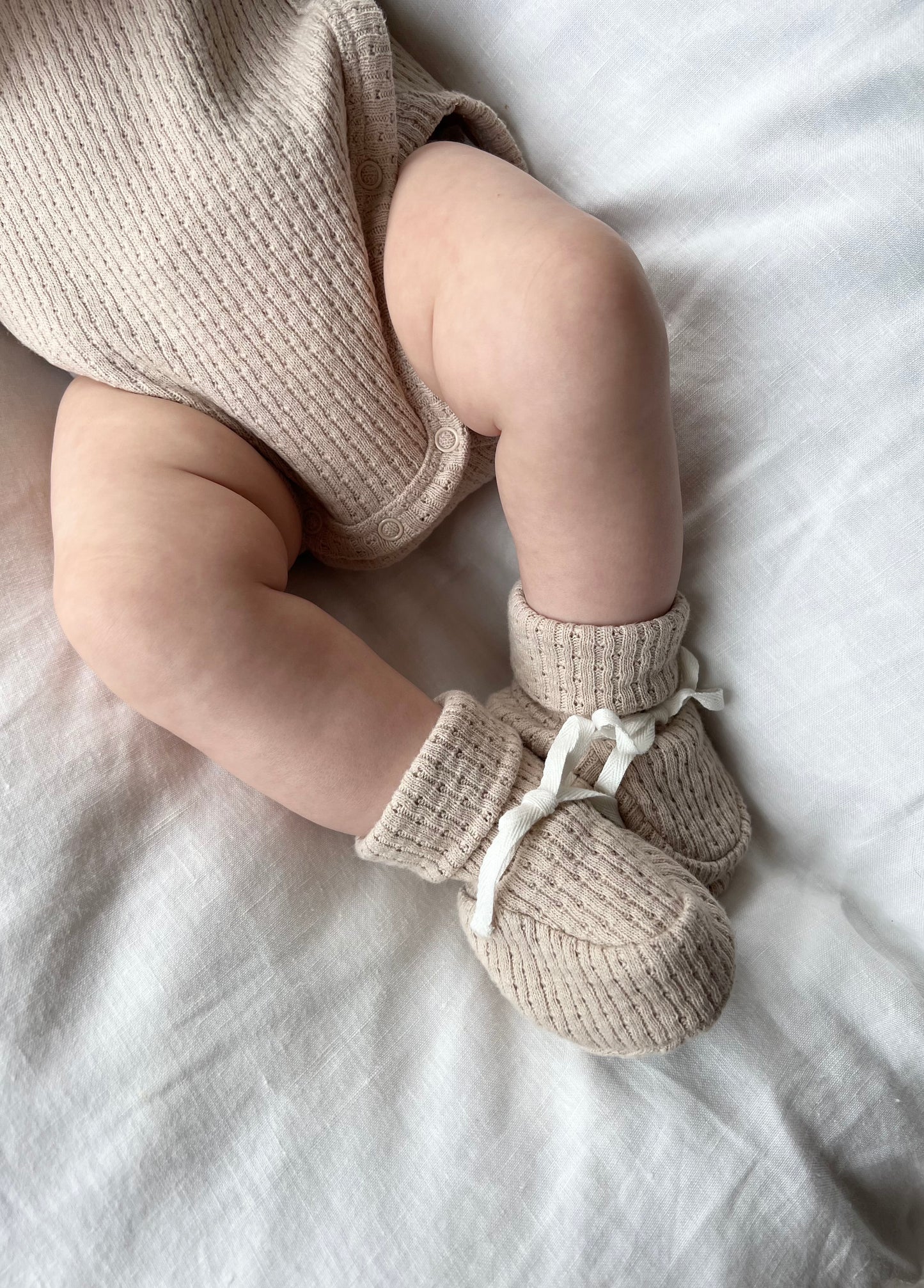 Knitted Baby Booties