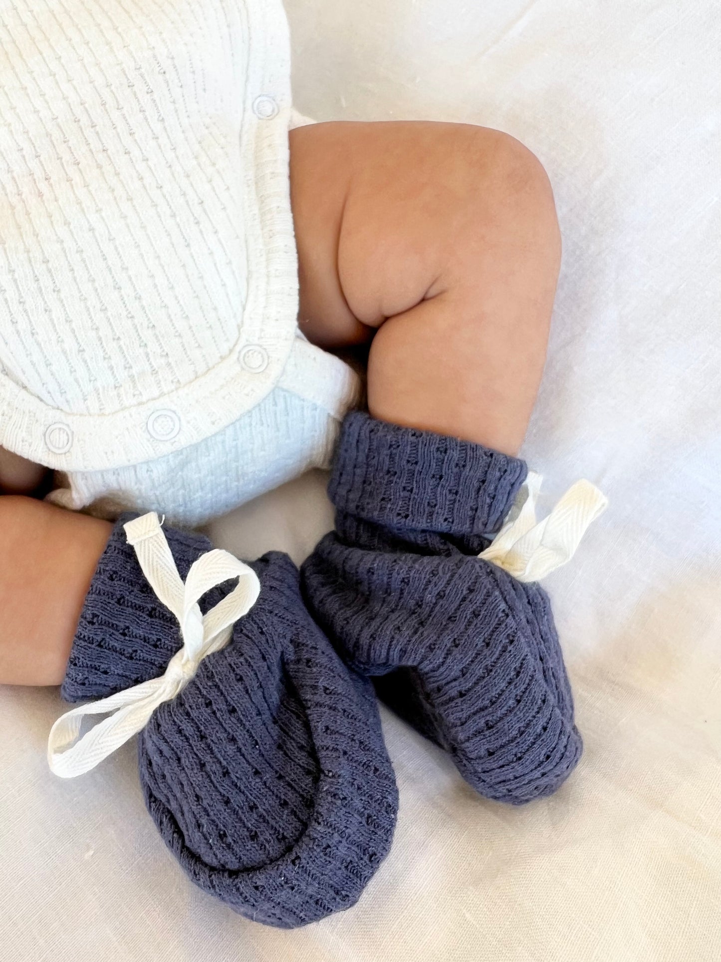 Knitted Baby Booties